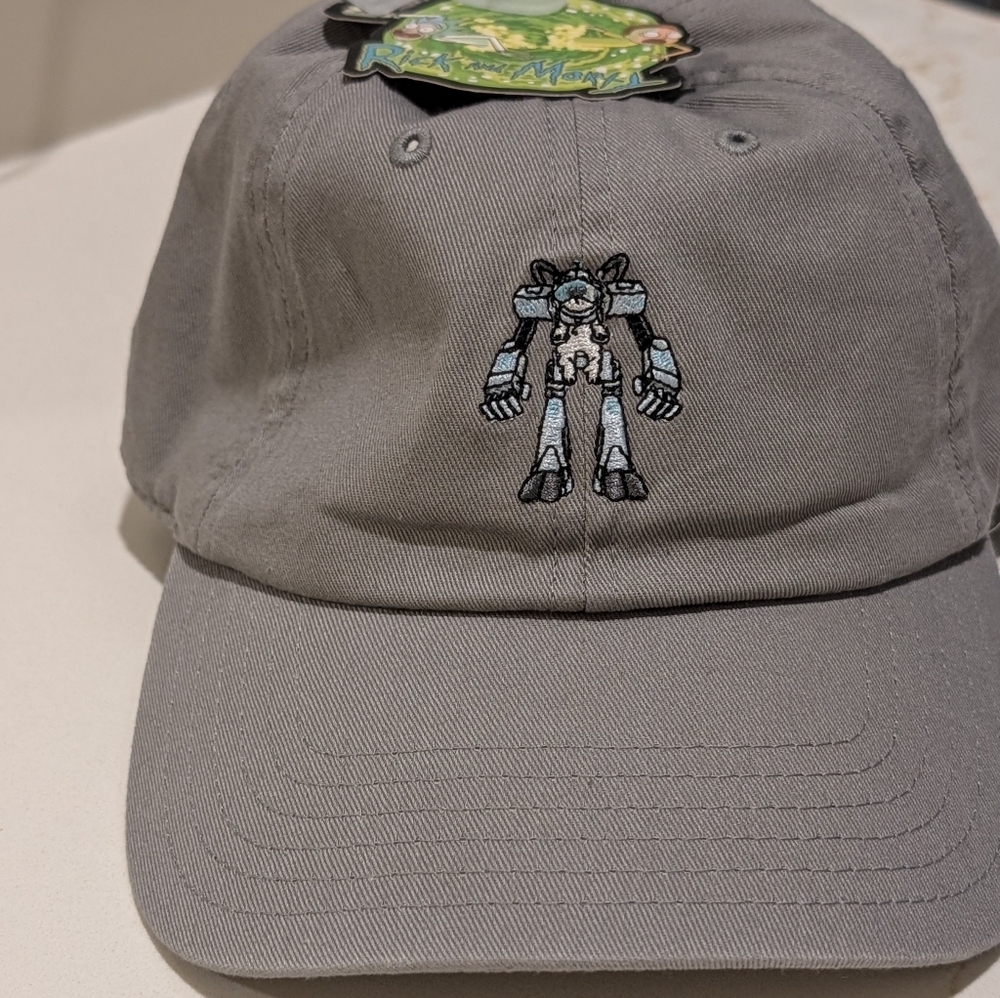 Rick & Morty Robot Embroidery New NWT Baseball Hat Cap Cartoon Anime Adult Swim